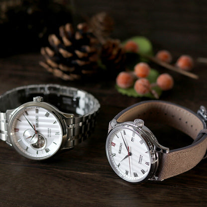 Seiko Mechanical Presage Japanese Garden Japanese Garden Semi-Skeleton Japanese Garden Automatic Mechanical Watch Brand SARY203 SEIKO Men&