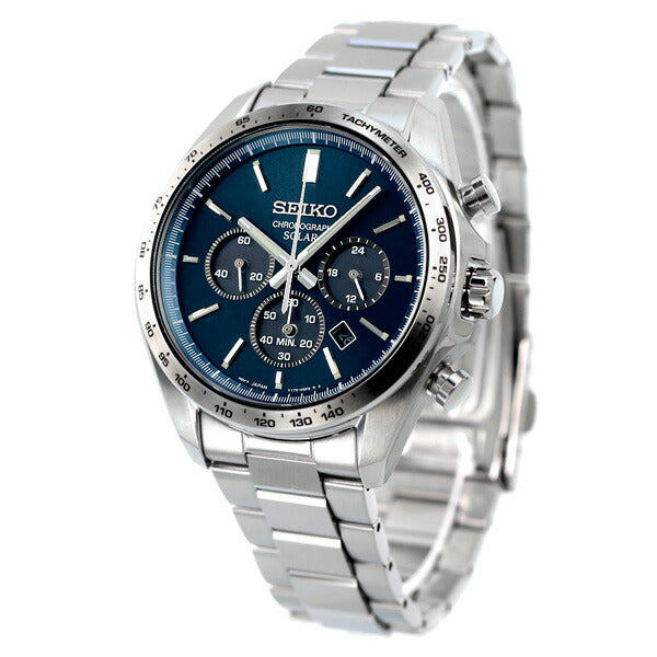 精工选择男士太阳能计时仪有限模型太阳能手表品牌SBPY163 SEIKO BLUE SBPY163