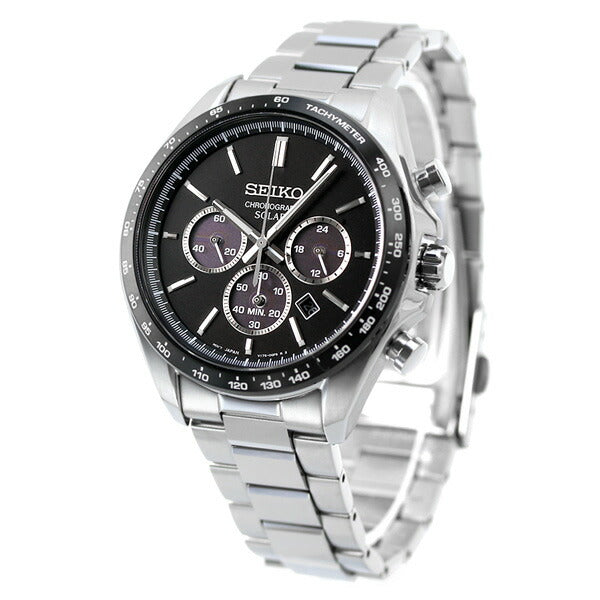 精工选择男士太阳能计时仪有限模型太阳能手表品牌SBPY167 SEIKO BLACK SBPY167