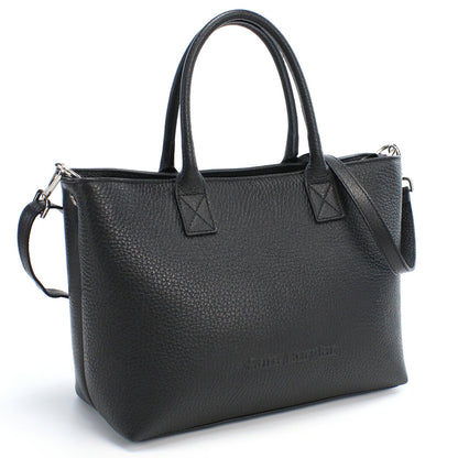 サラバーグラー トートバッグ レディース REGINA BUFALO レザー イタリア 75 NERO ブラック バッグ SBR075011