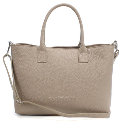 サラバーグラー トートバッグ レディース REGINA BUFALO レザー イタリア 75 TAUPE グレー系 バッグ SBR075021