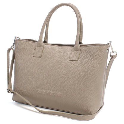 サラバーグラー トートバッグ レディース REGINA BUFALO レザー イタリア 75 TAUPE グレー系 バッグ SBR075021