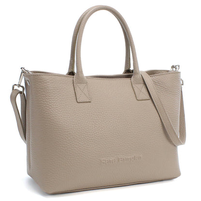 サラバーグラー トートバッグ レディース REGINA BUFALO レザー イタリア 75 TAUPE グレー系 バッグ SBR075021