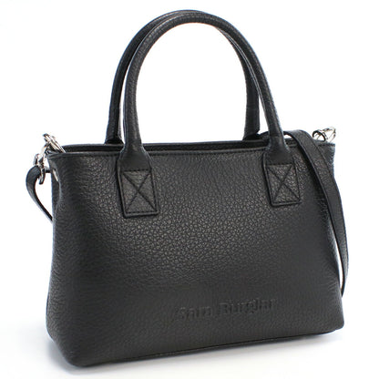 サラバーグラー トートバッグ レディース REGINA BUFALO レザー イタリア 76 NERO ブラック バッグ SBR076011