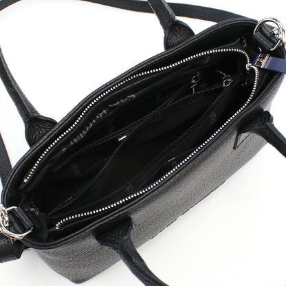 サラバーグラー トートバッグ レディース REGINA BUFALO レザー イタリア 76 NERO ブラック バッグ SBR076011