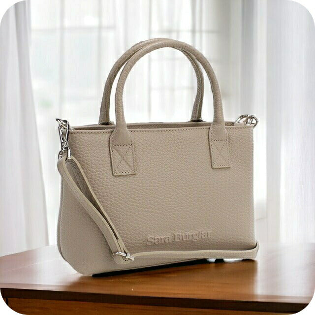 サラバーグラー トートバッグ レディース REGINA BUFALO レザー イタリア 76 TAUPE グレー系 バッグ SBR076021