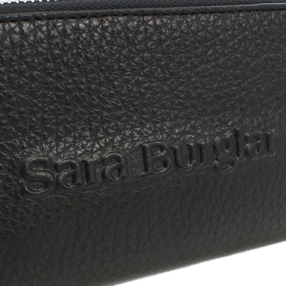 サラバーグラー 長財布ラウンドファスナー レディース BUFALO LOGO レザー イタリア 110L NERO ブラック 財布 SBR110L011