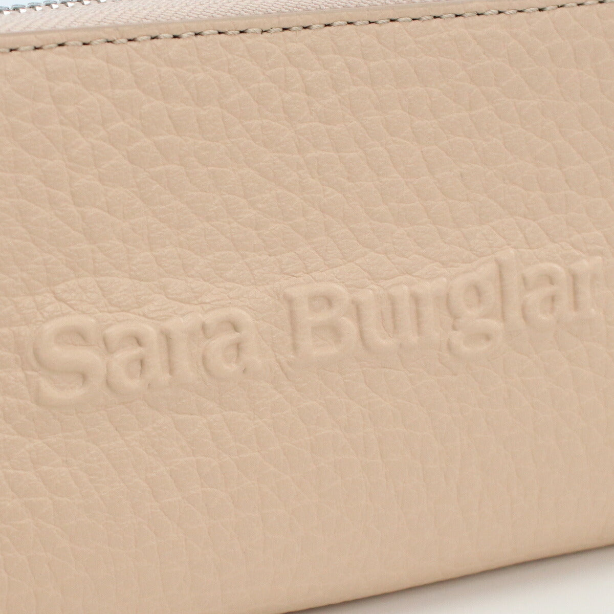 サラバーグラー 長財布ラウンドファスナー レディース BUFALO LOGO レザー イタリア 110L NUDE ピンク系 財布 SBR110L041