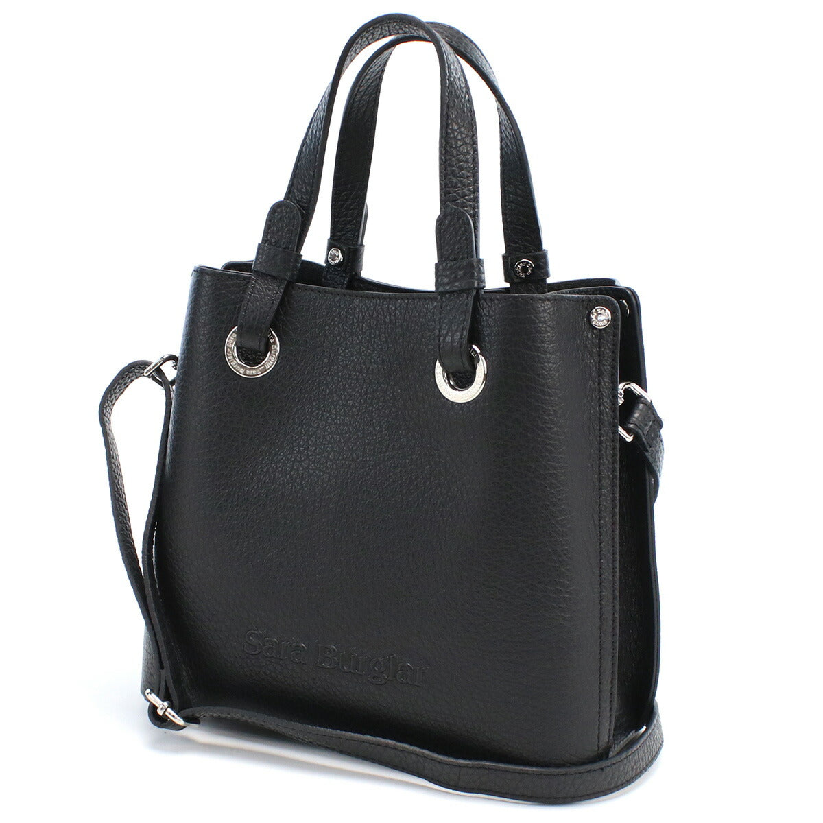 サラバーグラー トートバッグ レディース ASIA BUFALO レザー イタリア 2303 NERO ブラック バッグ SBR2303011