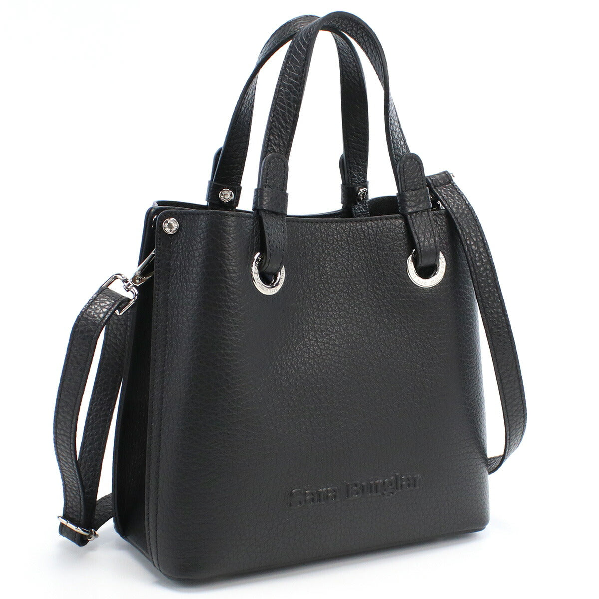 サラバーグラー トートバッグ レディース ASIA BUFALO レザー イタリア 2303 NERO ブラック バッグ SBR2303011