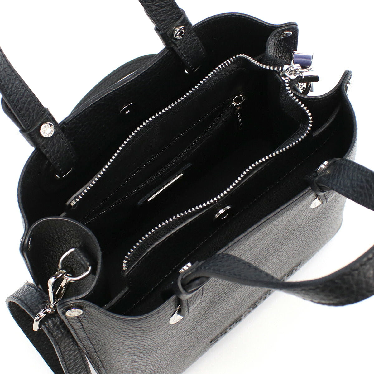 サラバーグラー トートバッグ レディース ASIA BUFALO レザー イタリア 2303 NERO ブラック バッグ SBR2303011