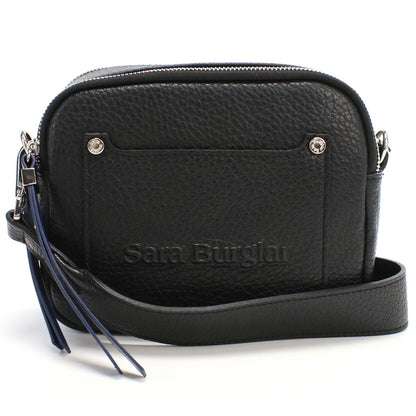 サラバーグラー 斜め掛けショルダーバッグ レディース REGINA BUFALO レザー イタリア 916 NERO ブラック バッグ SBR916011