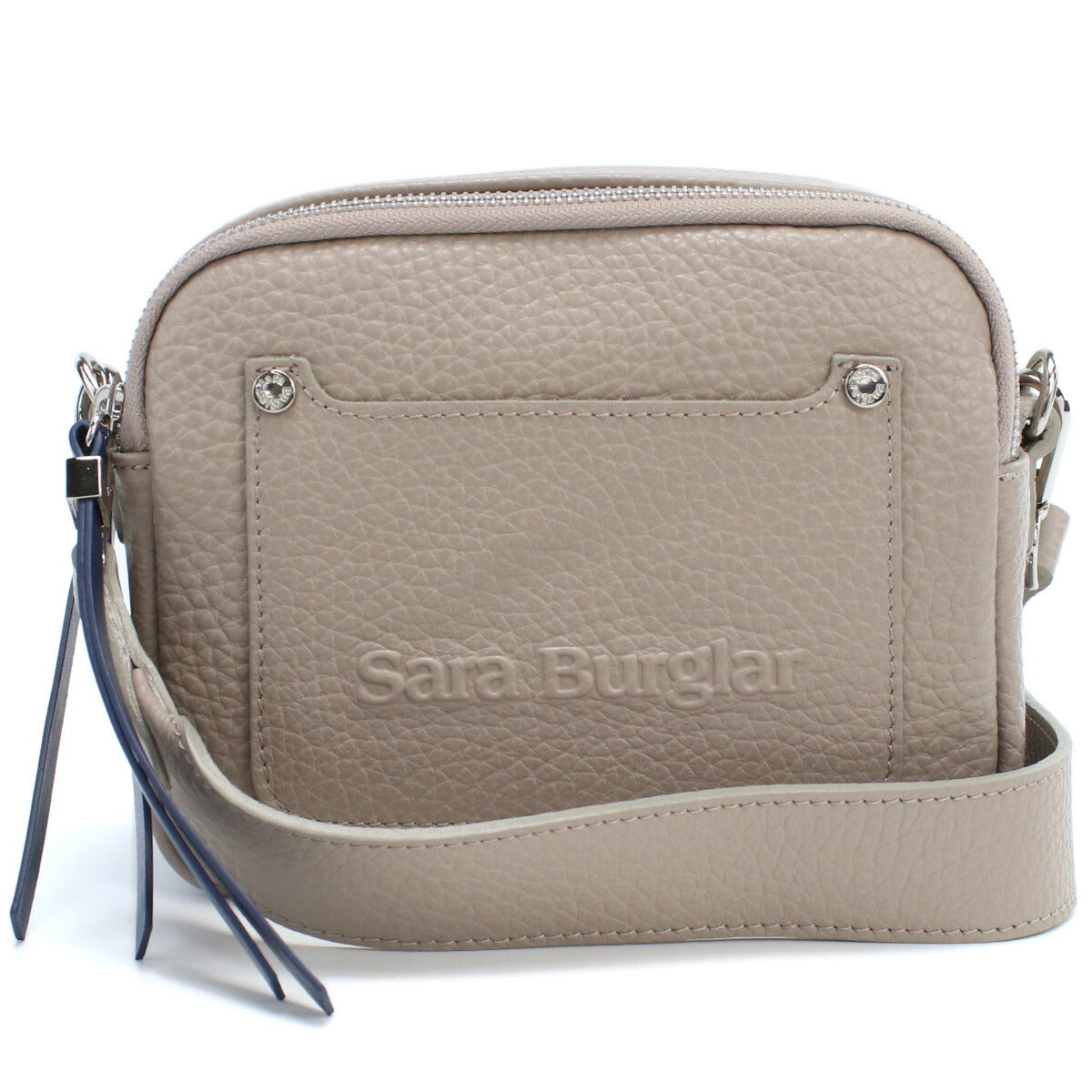 サラバーグラー 斜め掛けショルダーバッグ レディース REGINA BUFALO レザー イタリア 916 TAUPE グレー系 バッグ SBR916021