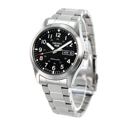 Seiko 5 Sports Made in Japan Automatic Mechanical Limited Model Field Series SBSA111 SEIKO Sports Style Black Watch Brand Men&