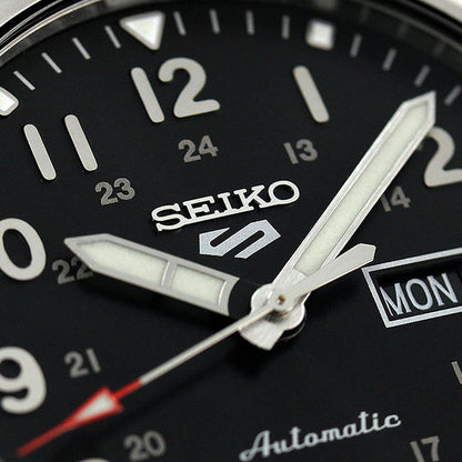 Seiko 5 Sports Made in Japan Automatic Mechanical Limited Model Field Series SBSA111 SEIKO Sports Style Black Watch Brand Men&