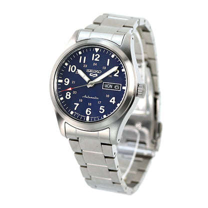 Seiko 5 Sports Made in Japan Automatic Mechanical Limited Model Field Series SBSA113 SEIKO Sports Style Navy Watch Brand Men&