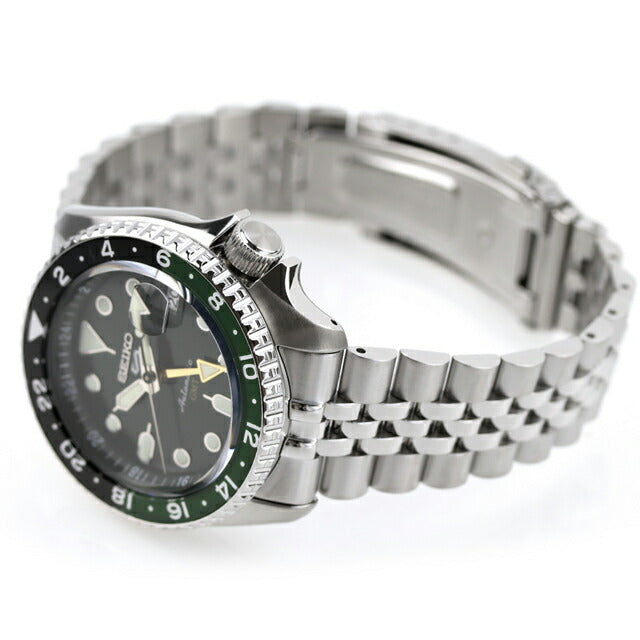 セイコー SEIKO 5 GMT SBSC019 裏スケ 自動巻 メンズ腕時計 Seiko 5 Sports セイコー 5スポーツ SKX Style GMTモデル