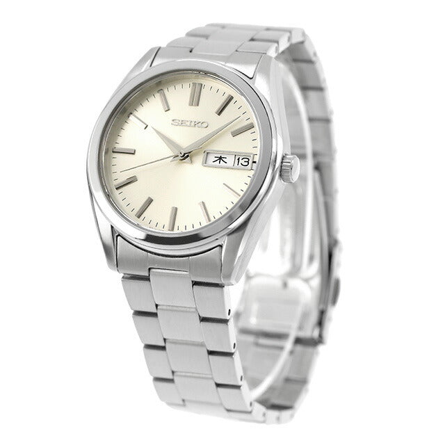 セイコーセレクション メンズ アナログクオーツ デイデイトSシリーズ クオーツ 腕時計 ブランド メンズ SEIKO SELECTION SBTH007 アナログ アイボリー SBTH007