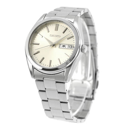 セイコーセレクション メンズ アナログクオーツ デイデイトSシリーズ クオーツ 腕時計 ブランド メンズ SEIKO SELECTION SBTH007 アナログ アイボリー SBTH007