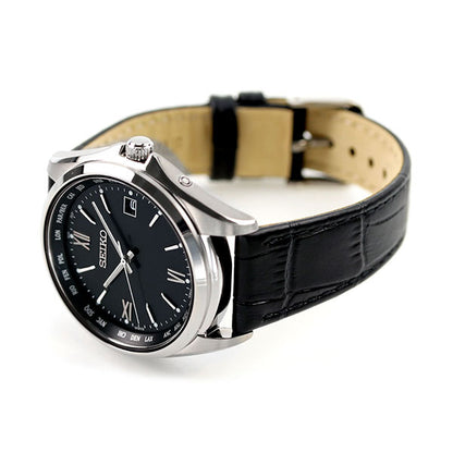 セイコー 時計 ソーラー電波 チタン ワールドタイム 腕時計 ブランド メンズ 日本製 SBTM297 SEIKO SBTM297