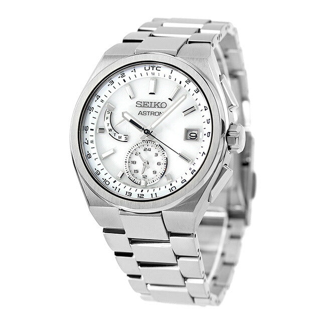 Seiko Astron NEXTER World Time Radio Solar Watch Brand Men&