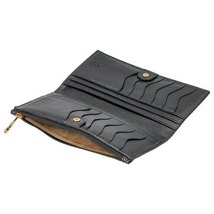 イルビゾンテ 長財布 メンズ レディース ブランド IL BISONTE SCW068PG0003 ブラック SCW068PG0003-BK150-E