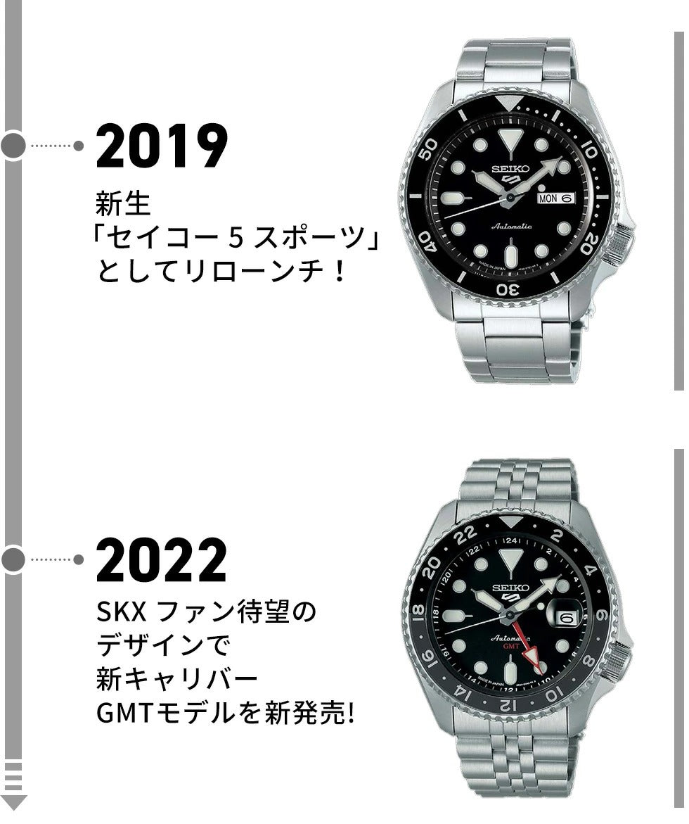 アウトレット セイコー5 スポーツ 日本製 自動巻き 機械式 限定モデル メンズ 腕時計 ブランド SKX Series SBSA003 SKX SEIKO スポーツ ネイビー OL-SBSA003