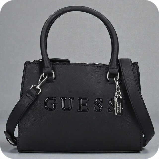 Guess 单肩包女装品牌 GUESS RODNEY 挎包 2WAY SF792605 黑色包 SF792605-BK