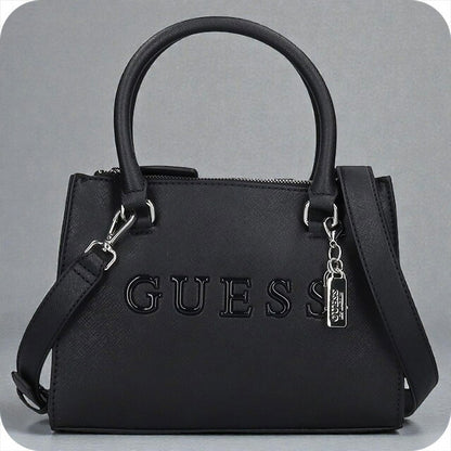 Guess 单肩包女装品牌 GUESS RODNEY 挎包 2WAY SF792605 黑色包 SF792605-BK