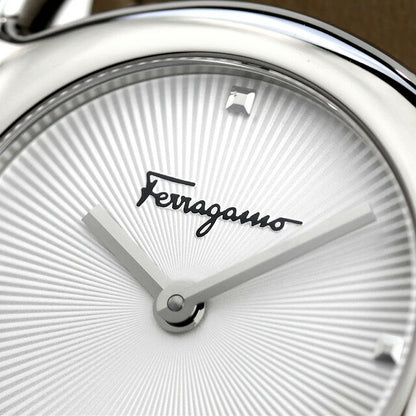 サルヴァトーレ フェラガモ ヴァラ クオーツ 腕時計 ブランド レディース Salvatore Ferragamo SFEL00219 アナログ シルバー グレージュ SFEL00219