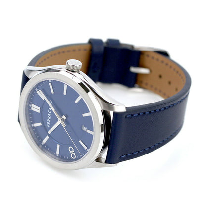 サルヴァトーレ フェラガモ ニュー ジェント クオーツ 腕時計 ブランド メンズ Salvatore Ferragamo SFU500123 アナログ ブルー ネイビー スイス製 SFU500123