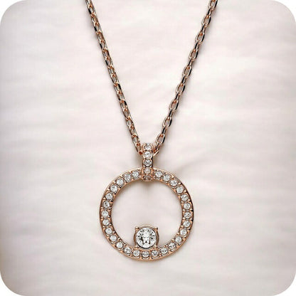 スワロフスキー ネックレス レディース ブランド SWAROVSKI 5228760 ローズゴールド SK-5228760