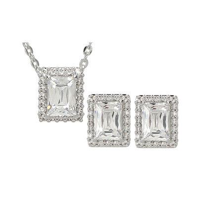 スワロフスキー ネックレス ピアス セット レディース ブランド SWAROVSKI 2点セット 5579842 シルバー アクセサリー