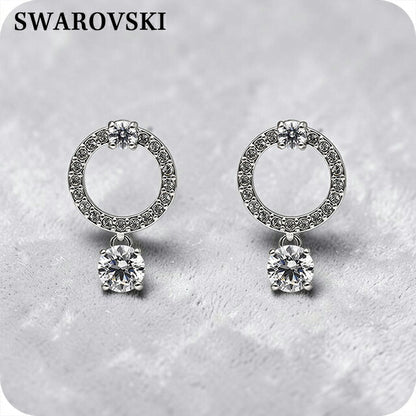 Swarovski earrings for women brand SWAROVSKI studs for both ears 5633835 silver accessories