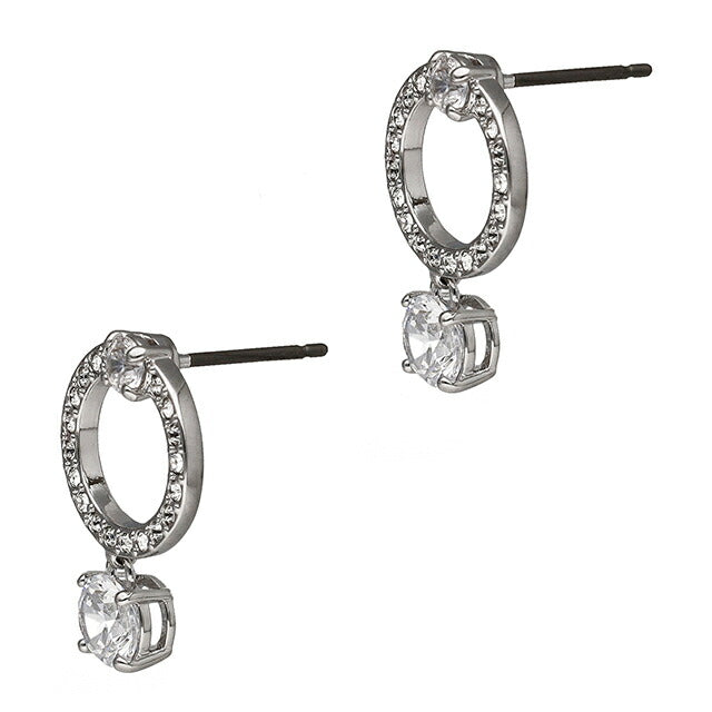 Swarovski earrings for women brand SWAROVSKI studs for both ears 5633835 silver accessories