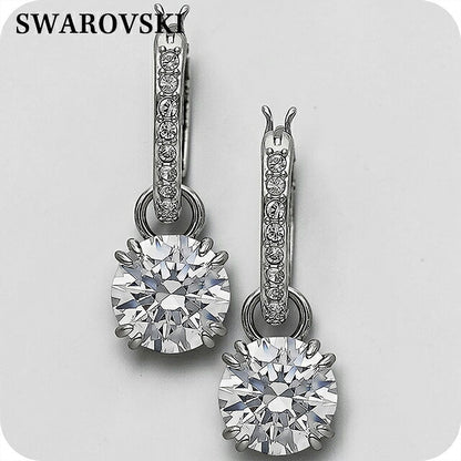 スワロフスキー ピアス レディース ブランド SWAROVSKI フープ