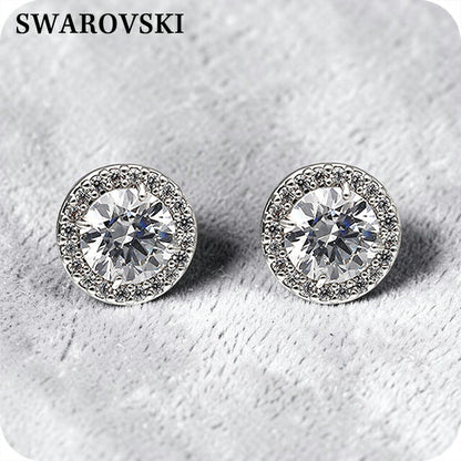 Swarovski earrings for women brand SWAROVSKI studs for both ears 5648993 silver accessories