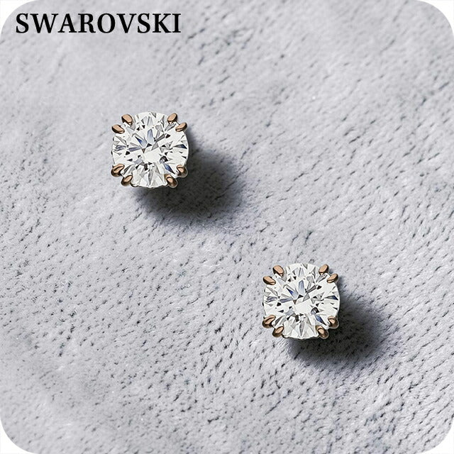 Swarovski earrings for women brand SWAROVSKI studs for both ears 5648994 Rose gold accessories
