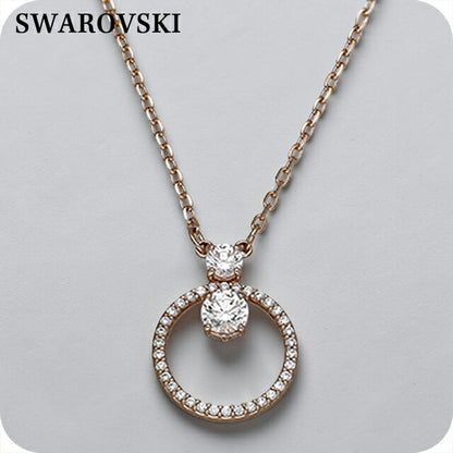 Swarovski necklace ladies brand SWAROVSKI 5701585 rose gold accessories