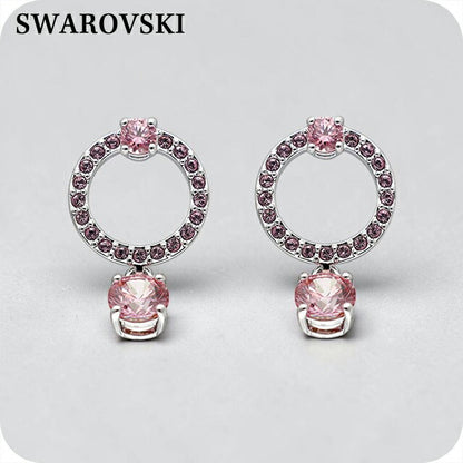 スワロフスキー ピアス レディース ブランド SWAROVSKI スタッド 両耳用 5723565 ピンク アクセサリー