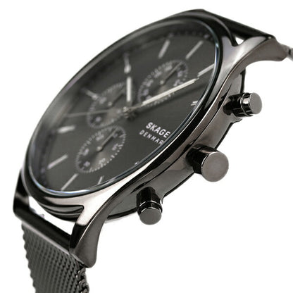 スカーゲン ホルスト 42mm クロノグラフ メンズ 腕時計 ブランド SKW6608 HOLST ガンメタル SKW6608