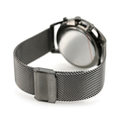 スカーゲン ホルスト 42mm クロノグラフ メンズ 腕時計 ブランド SKW6608 HOLST ガンメタル SKW6608