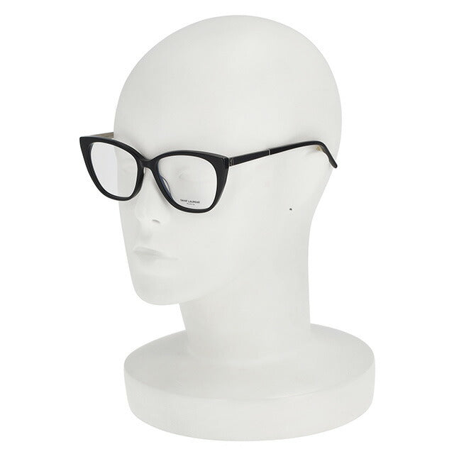 サンローラン 眼鏡 レディース ブランド SAINT LAURENT SL M72 ブラック SLM72-001-INT-OPT-LDY