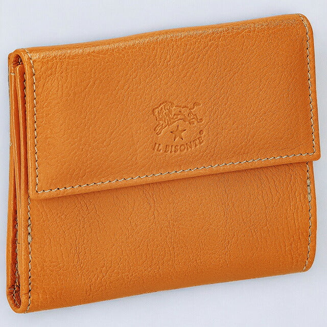 イルビゾンテ 二つ折り財布 メンズ レディース ブランド IL BISONTE SMW044PV0005 キャメル SMW044PV0005-CA106-B