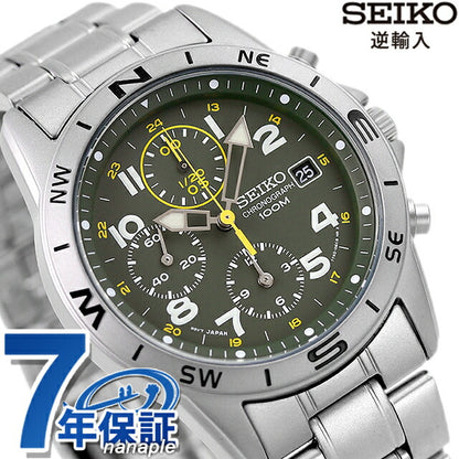Seiko Chronograph Reverse Import Overseas Model SND377P1 SND377P Men&