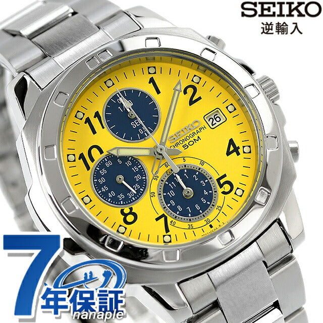 Seiko Chronograph Re-imported Overseas Model SND409P1 SND409P Men&