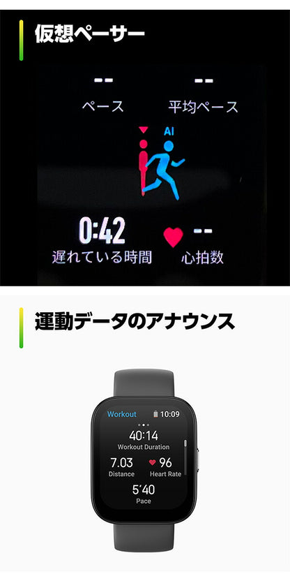 アマズフィット Bip 5 充電式クオーツ スマートウォッチ ブランド メンズ レディース Bluetooth Amazfit SP170064C201 デジタル パステルピンク SP170064C201