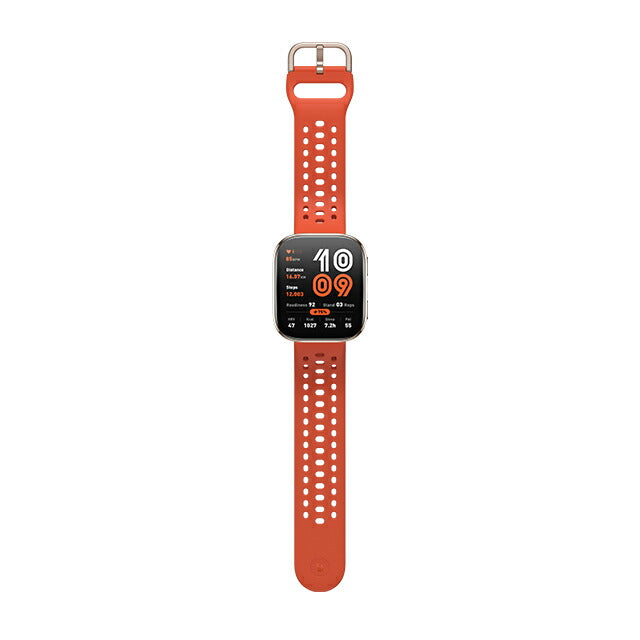 アマズフィット Bip6 スマートウォッチ ブランド メンズ レディース Bluetooth Amazfit SP170074-C03 デジタル ブラック レッド SP170074-C03