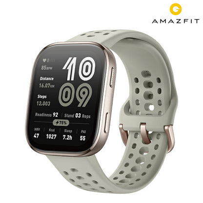 アマズフィット Bip6 スマートウォッチ ブランド メンズ レディース Bluetooth Amazfit SP170074-C230 デジタル ベージュ SP170074-C230