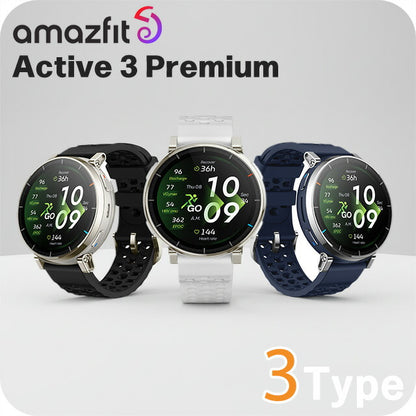 SP170082 | Amazfit Active 3 Premium Rechargeable Quartz